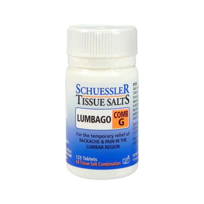 Martin & Pleasance Schuessler Tissue Salts Comb G (Lumbago) 125t